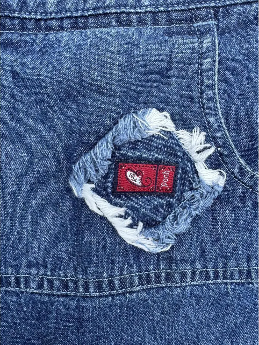 Vintage Disney Store Winnie the Pooh Denim Skirt for Toddler 2T